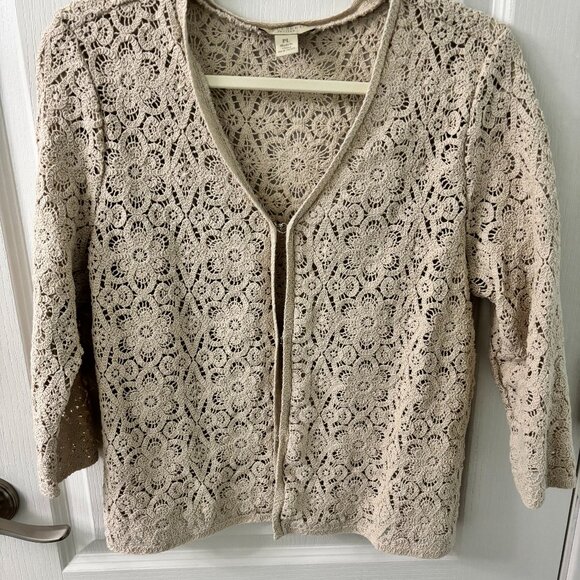 Macrame Lace Cardigan from Appleseed's, PL - Picture 1 of 4